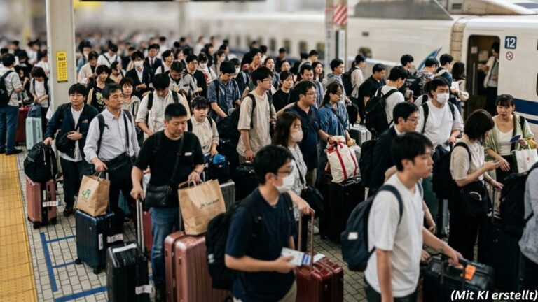 Shinkansen in GW (KI-Bild)